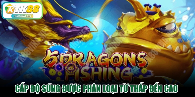 Cấp độ súng được phân loại từ thấp đến cao rất cuốn hút